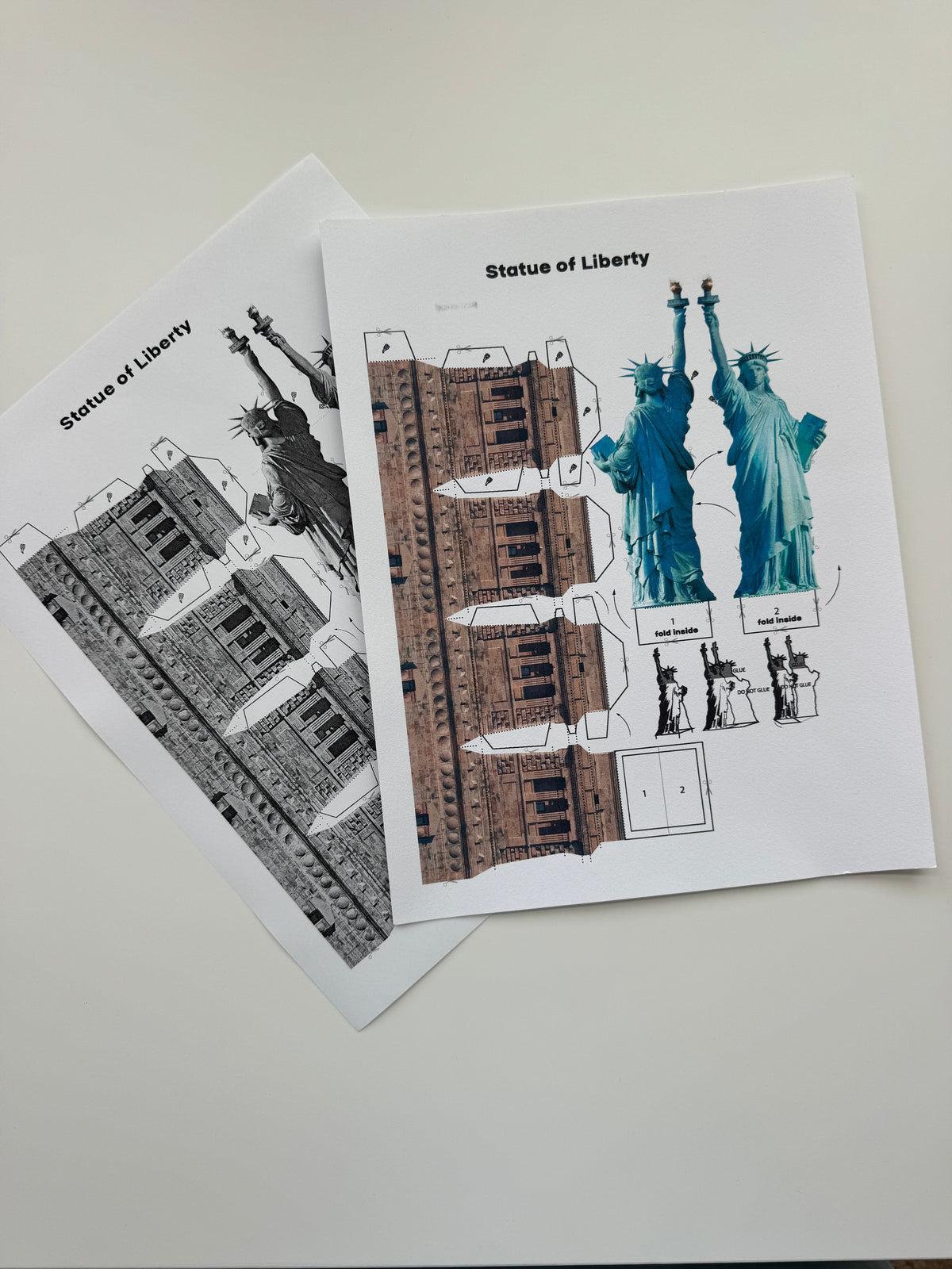 Statue of Liberty Paper Model - Printable PDF