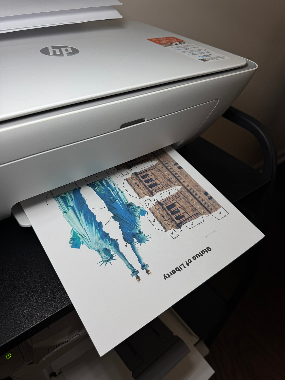 Statue of Liberty Paper Model - Printable PDF