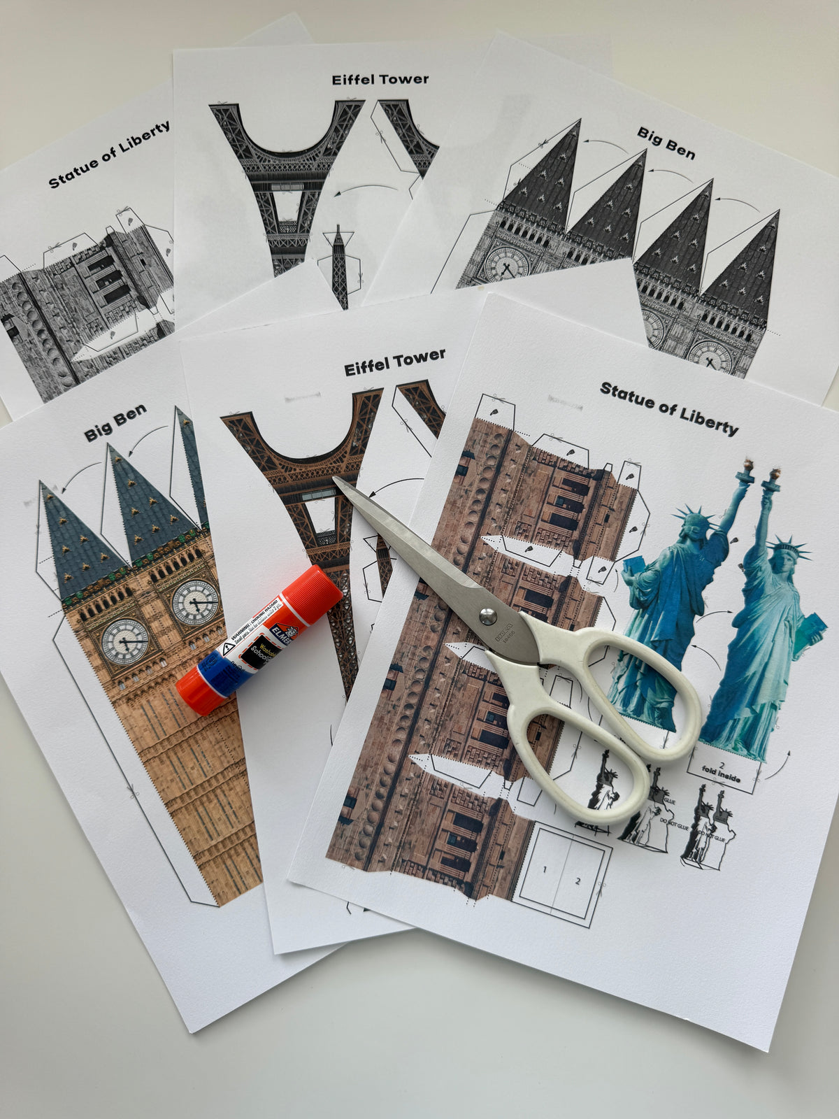 Famous Landmarks Bundle — 3 Printable Models