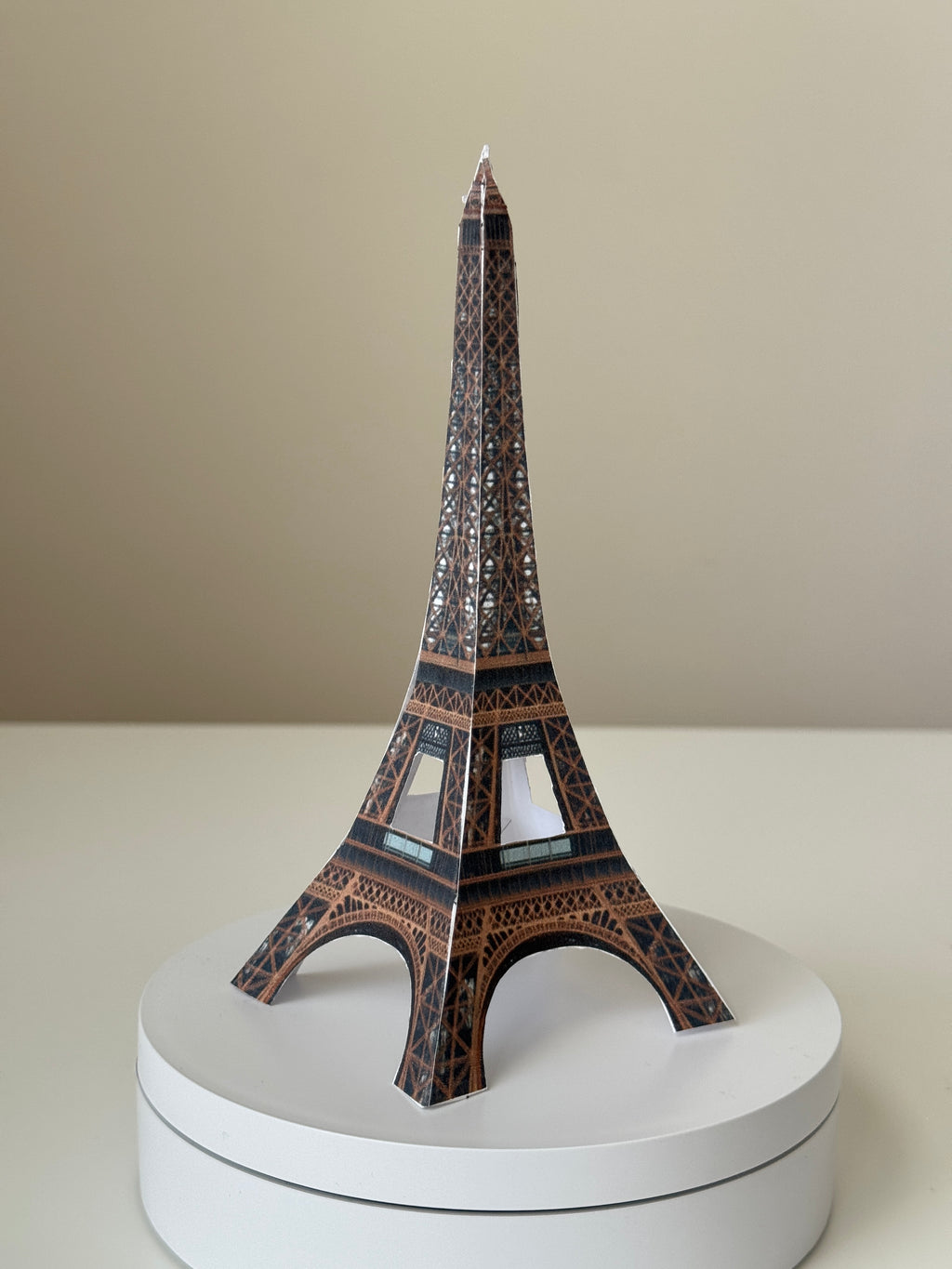 Eiffel Tower Paper Model - Printable PDF
