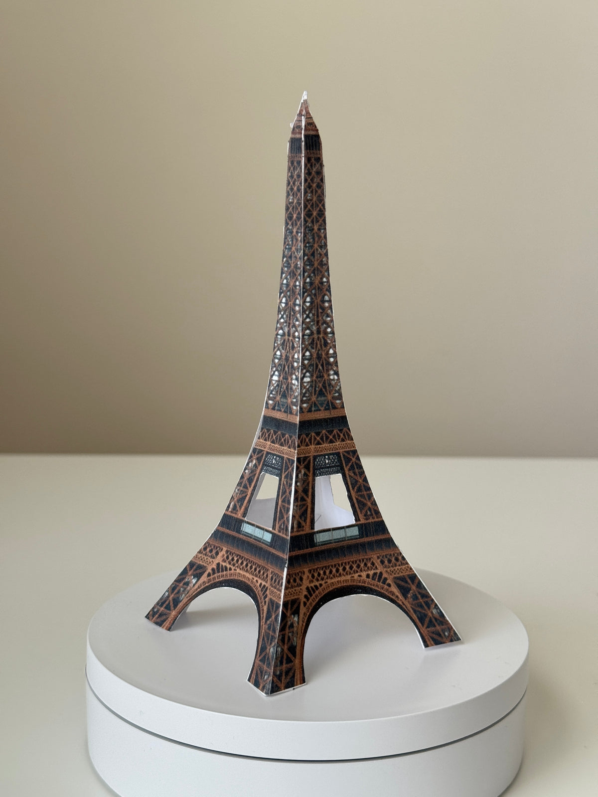 Eiffel Tower Paper Model - Printable PDF