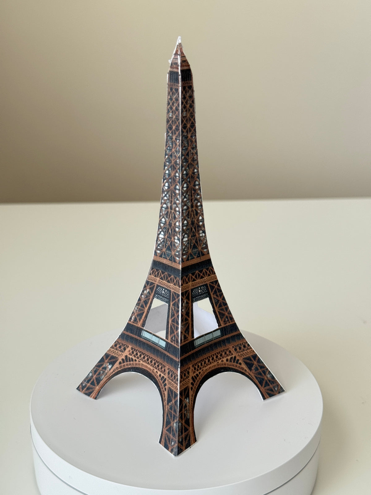 Eiffel Tower Paper Model - Printable PDF