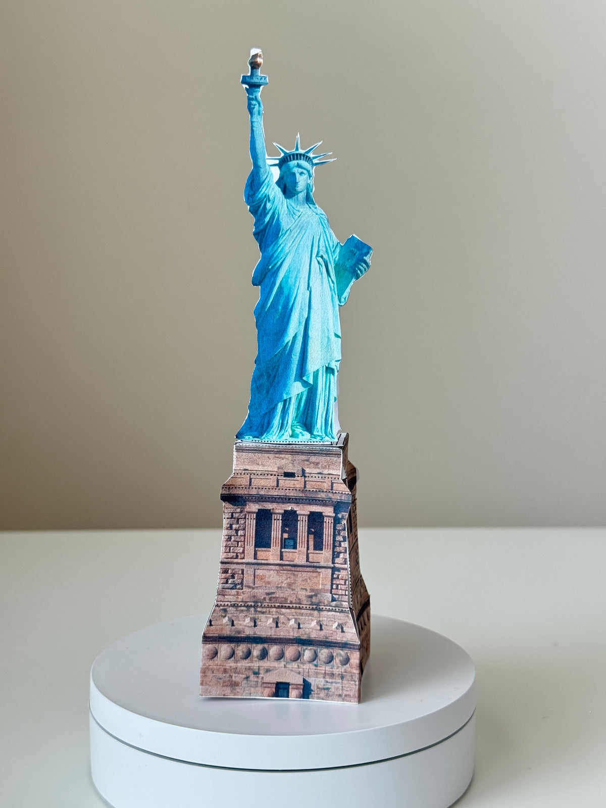 Statue of Liberty Paper Model - Printable PDF