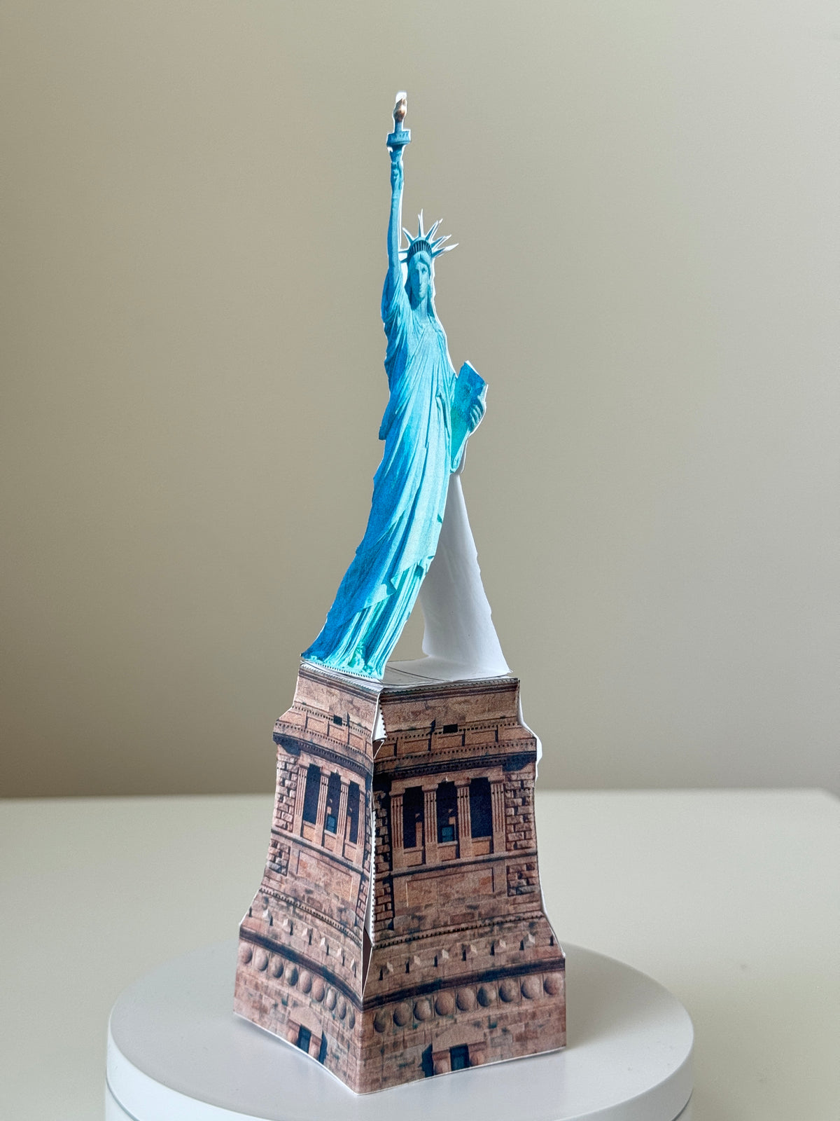 Statue of Liberty Paper Model - Printable PDF
