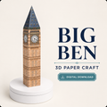 Big Ben Paper Model - Printable PDF