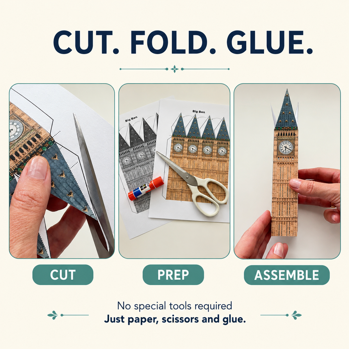 Big Ben Paper Model - Printable PDF