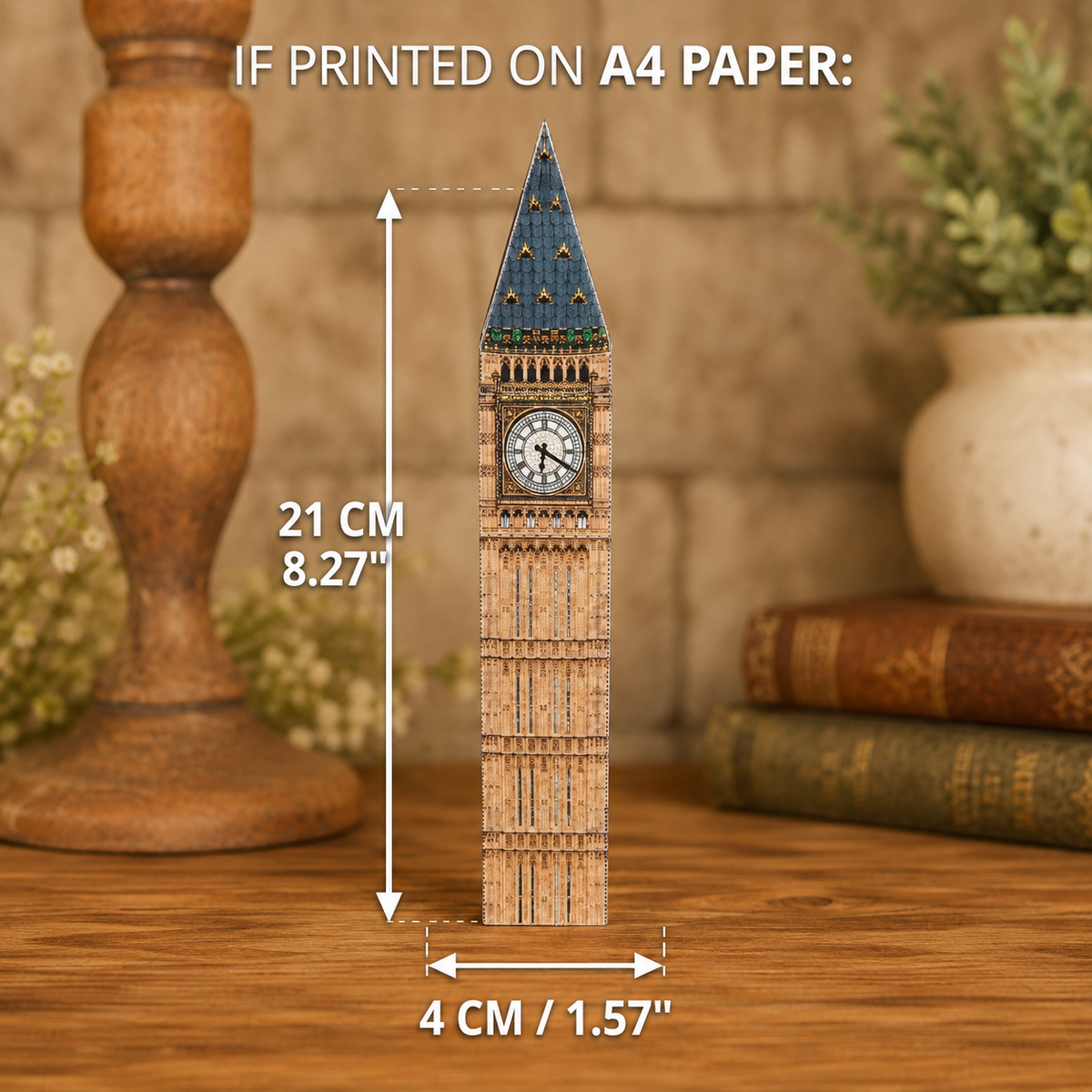 Big Ben Paper Model - Printable PDF