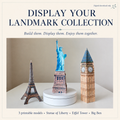 Famous Landmarks Bundle — 3 Printable Models