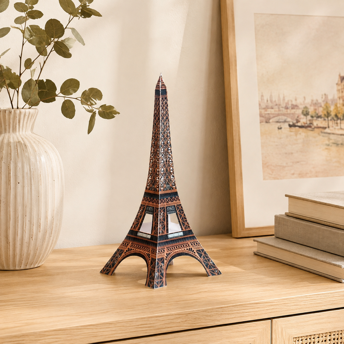 Eiffel Tower Paper Model - Printable PDF