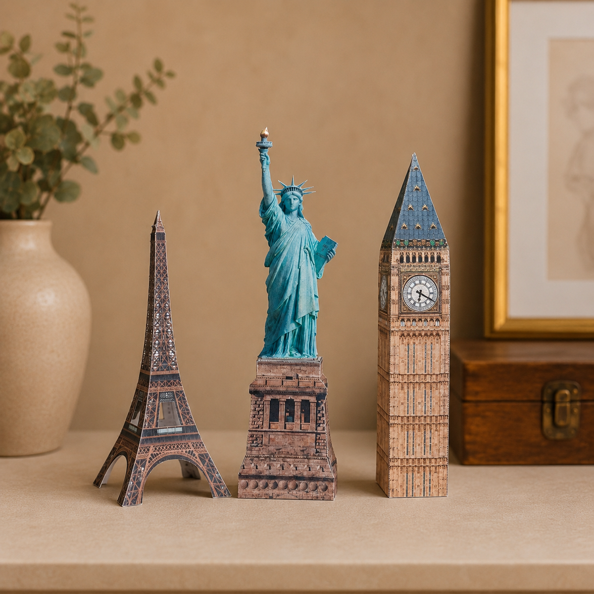 Famous Landmarks Bundle — 3 Printable Models
